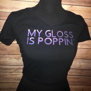 “My gloss is poppin’” Crop Top